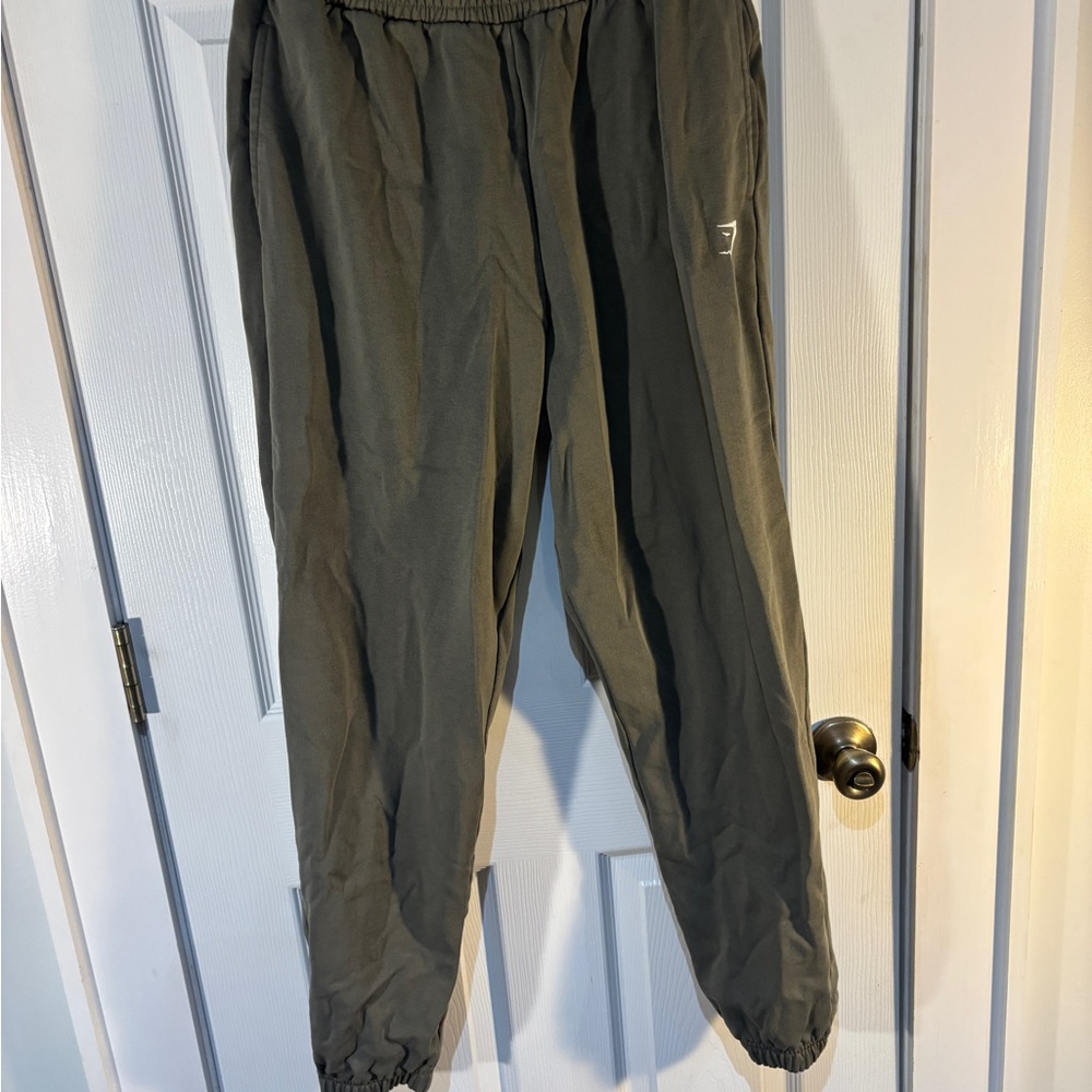 Gymshark Olive Track Pants